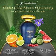Load image into Gallery viewer, L'Orientale Fragrances Night De Paris Ocean 100ml / 3.3oz - Oil-Based Perfumes for Women &amp; Men, Unisex Aromatic Aquatic Eau de Parfum w/Bergamot - Long-Lasting Up to 24 Hours, Ideal for All Seasons
