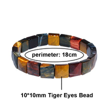 Load image into Gallery viewer, BOEYCJR Colorful Tiger Eyes Natural Stone Beads Bangles &amp; Bracelets Handmade Jewelry Energy Bracelet for Women or Men
