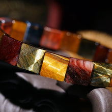 Load image into Gallery viewer, BOEYCJR Colorful Tiger Eyes Natural Stone Beads Bangles &amp; Bracelets Handmade Jewelry Energy Bracelet for Women or Men
