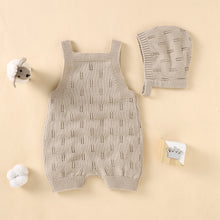 Load image into Gallery viewer, Newborn Baby Rompers Hats Clothes Sets Autumn Winter Solid Knitted Infants Kids Boy Girl Sweaters Jumpsuits Outfits 2pc Knitwear
