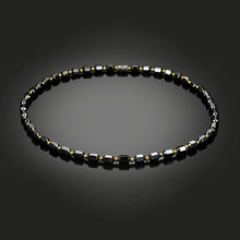 Load image into Gallery viewer, 460mm Black Hematite Necklace Men Women Metal Neck Jewelry Health Magnetic Therapy Weight Loss Black Hematite Necklace Jewelry
