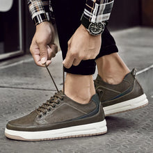 Load image into Gallery viewer, New Men Sneakers Elevator Shoes Comfortable Leather Heightening Shoes For Men Insole 6cm 8cm Heels Casual Lift Height Shoes Man
