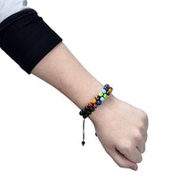 Load image into Gallery viewer, Chakra Bracelet Healing Crystals Yoga Stone Beads Bracelets Meditation Relax Anxiety Bangle for Womens Mens
