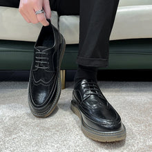 Load image into Gallery viewer, New Brogues 2023 Men Non-slip Flats Shoe Casual Shoes Ankle Boots Fashion Loafers Lace Up Shoes Men Boots Men Sneakers Versatile
