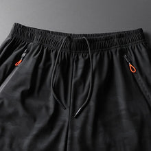 Load image into Gallery viewer, Summer Korean Fashion Breathable Thin Ice Silk Quick-Drying 7-Point Trousers Men'S Casual Loose Sports Camouflage Shorts Pants
