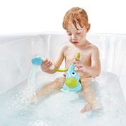 Load image into Gallery viewer, Yookidoo Baby Bath Shower Head - Elephant Water Pump and Trunk Spout Rinser - for Newborn Babies in Tub Or Sink (Blue)
