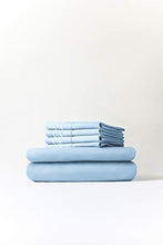 Load image into Gallery viewer, Queen Size Sheet Set - 6 Piece Set - Hotel Luxury Bed Sheets - Extra Soft - Deep Pockets - Easy Fit - Breathable &amp; Cooling Sheets - Comfy - Light Blue Bed Sheets - Baby Blue - Queens Sheets - 6 PC
