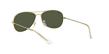 Load image into Gallery viewer, Ray-Ban unisex adult Rb3362 Cockpit Sunglasses, Gold/Green, 56 mm US
