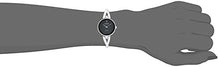 Load image into Gallery viewer, Citizen Women's Eco-Drive Modern Axiom Bangle Diamond Watch in Stainless Steel, Black Dial (Model: EX1420-50E)
