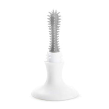 Load image into Gallery viewer, Munchkin Tidy Dry Baby Bottle Drying Rack and 2pk Sponge Bottle Brush, Grey
