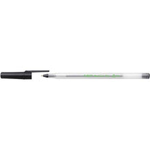 Load image into Gallery viewer, BIC Ecolutions Round Stic Ballpoint Pen, Medium Point (1.0mm), Black, 144-Count, For a Smooth Writing Experience
