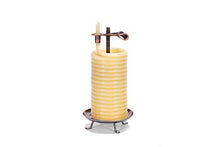 Load image into Gallery viewer, Candle by the Hour 80-Hour Vertical Candle, Eco-friendly Natural Beeswax with Cotton Wick

