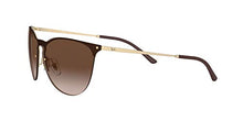 Load image into Gallery viewer, Ray-Ban unisex adult Rb3652 Erika Metal Sunglasses, Rubber Gold/Brown Gradient Dark Brown, 41 mm US
