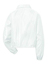 Load image into Gallery viewer, Champion Women's Heritage Woven Coaches Jacket, White, Small
