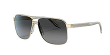 Load image into Gallery viewer, Versace Mens Sunglasses (VE2174) Pale Gold/Grey Metal,Acetate,Steel - Polarized - 59mm
