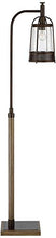 Load image into Gallery viewer, Hugh Bronze and Faux Wood Downbridge Floor Lamp - Franklin Iron Works
