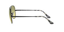 Load image into Gallery viewer, Ray-Ban Unisex-Adult RB3689 Metal II Evolve Sunglasses, Black/Photochromic Yellow Gradient, 58 mm

