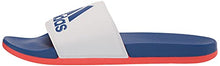 Load image into Gallery viewer, adidas Men's Adilette Comfort Slides Sandal, White/Team Royal Blue/Solar Red, 6
