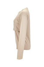 Load image into Gallery viewer, ABU Airman Battle Uniform Long Sleeve Breastfeeding Shirt (Large) Tan, Sand
