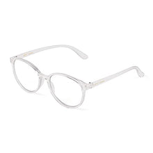 Load image into Gallery viewer, Betsey Johnson womens Astra Blue Light Glasses Reading Glasses, Crystal Clear, 40mm US
