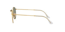 Load image into Gallery viewer, Ray-Ban unisex adult Rb3447n Flat Lens Metal Sunglasses, Gold/Green, 53 mm US
