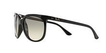 Load image into Gallery viewer, Ray-Ban Women's RB4126 Cats 1000 Eye Sunglasses, Black/Grey Gradient, 57 mm
