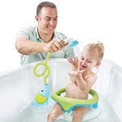 Load image into Gallery viewer, Yookidoo Baby Bath Shower Head - Elephant Water Pump and Trunk Spout Rinser - for Newborn Babies in Tub Or Sink (Blue)
