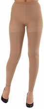 Load image into Gallery viewer, ABSOLUTE SUPPORT - Compression Leggings Women 20-30 mmHg for Circulation - Footless Compression Support Stockings for Women - High Waist Tights Pantyhose - Beige, Size Small
