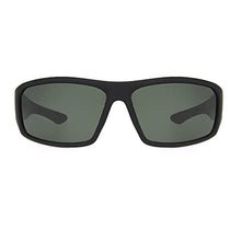 Load image into Gallery viewer, Dockers Men's Gavin Sunglasses Polarized Wrap, Black, 57mm
