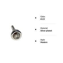 Load image into Gallery viewer, Glory Large Shank Silver Plated Trombone Mouthpiece 61/2
