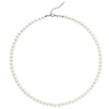 Load image into Gallery viewer, BABEYOND Round Imitation Pearl Necklace Wedding Pearl Necklace for Brides (Diameter of Pearl 6mm)
