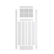 Load image into Gallery viewer, BARNER HOME Sliding Barn Door Hardware Kit &amp; Handle, White, MDF, 36'' × 84'', with Waterproof Covering, Unfinished Panelled Slab, Pre-drilled Holes, Easy Installation
