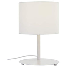Load image into Gallery viewer, Amazon Brand – Rivet Mid-Century Table Lamp with Bulb, 18"H, Matte White
