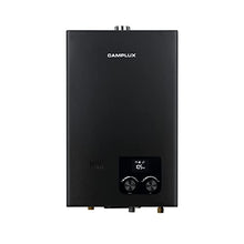 Load image into Gallery viewer, Tankless Water Heater Natural Gas, Camplux On Demand Hot Water Heater Indoor for 2-3 Persons Home Use, 2.64 GPM, Black
