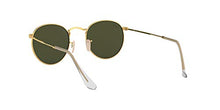 Load image into Gallery viewer, Ray-Ban unisex adult Rb3447n Flat Lens Metal Sunglasses, Gold/Green, 53 mm US
