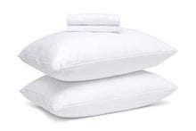 Load image into Gallery viewer, Guardmax Waterproof Pillow Protectors - Zippered Pillow Covers Bed Bug Hypoallergenic Pillow Cases, Protects from Dirt, Debris - Standard Size (20"x26") 4 Pack
