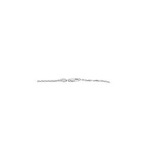Load image into Gallery viewer, 14K White Gold Handmade Station Necklace With 4 MM Cubic Zirconia (15, 16, 17, 18, 20, and 24 Inches)
