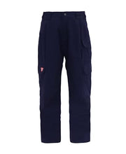 Load image into Gallery viewer, TICOMELA FR Pants for Men Flame Resistant Cargo Pants Lightweight 100% Cotton NFPA2112 7.5oz Black Elastic Waist Pants
