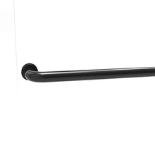 Load image into Gallery viewer, Basco RTLH05B6070CLWI Rotolo Sliding Shower Door, Matte Black, 56-60 in. Wide x 70 in. high, Clear
