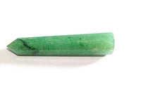Load image into Gallery viewer, WholesaleGemShop Healing Crystal Wands | 2" Green Aventurine Crystal| 6 Faceted Reiki Chakra Meditation Therapy
