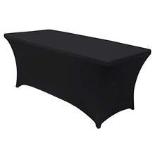 Load image into Gallery viewer, ABCCANOPY Spandex Tablecloths for 8 ft Home Rectangular Table Fitted Stretch Table Cover Polyester Tablecover Table Toppers
