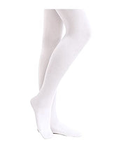 Load image into Gallery viewer, STELLE Girls' Ultra Soft Pro Dance Tight/Ballet Footed Tight (Toddler/Little Kid/Big Kid), White, XXS
