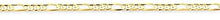 Load image into Gallery viewer, 10k Yellow Gold 3mm Concave Link Figaro Chain Anklet Ankle Beach Bracelet 7 Inch : Fine Jewelry For Women Gifts For Her
