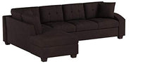 Load image into Gallery viewer, Homelegance Emilio 110" x 78" Fabric Sectional Sofa, Chocolate
