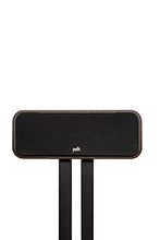 Load image into Gallery viewer, Polk Signature Elite ES30 Center Channel Speaker - Hi-Res Audio Certified and Dolby Atmos &amp; DTS:X Compatible, 1" Tweeter &amp; Two 5.25" Woofers, Dual Power Port for Effortless Bass, Contemporary Walnut
