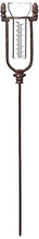 Load image into Gallery viewer, Kalalou Rustic Cast Iron Decorative Rain Gauge Stake, Acorn Rain Gauge, Brown, 32 inches

