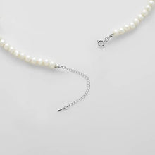 Load image into Gallery viewer, BABEYOND Round Imitation Pearl Necklace Wedding Pearl Necklace for Brides (Diameter of Pearl 6mm)
