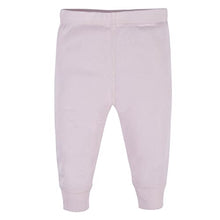 Load image into Gallery viewer, Gerber Baby Girls' 4-Pack Pants, pink/black/gray, Newborn
