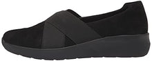 Load image into Gallery viewer, Clarks Women's Kayleigh Slip Loafer, Black Suede, 9 Wide
