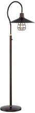 Load image into Gallery viewer, Garryton Industrial Floor Lamp Oiled Rubbed Bronze Metal Cage Barn Light Shade for Living Room Reading Bedroom Office - Franklin Iron Works
